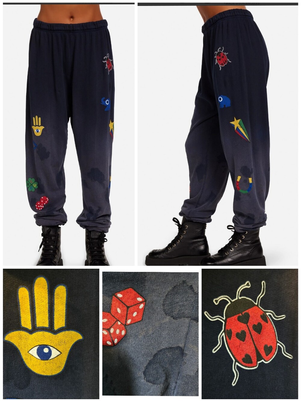 Lauren Moshi Lucky Elements tanzy sweatpants